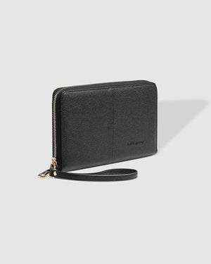 LOUENHIDE Arabella Travel Wallet - Black WALLET - Zabecca Living