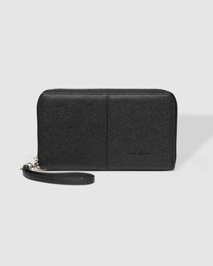 LOUENHIDE Arabella Travel Wallet - Black WALLET - Zabecca Living