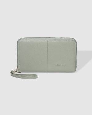 LOUENHIDE Arabella Travel Wallet - Sage Green WALLET - Zabecca Living