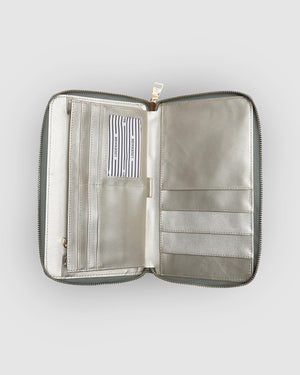 LOUENHIDE Arabella Travel Wallet - Sage Green WALLET - Zabecca Living