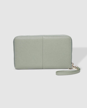 LOUENHIDE Arabella Travel Wallet - Sage Green WALLET - Zabecca Living