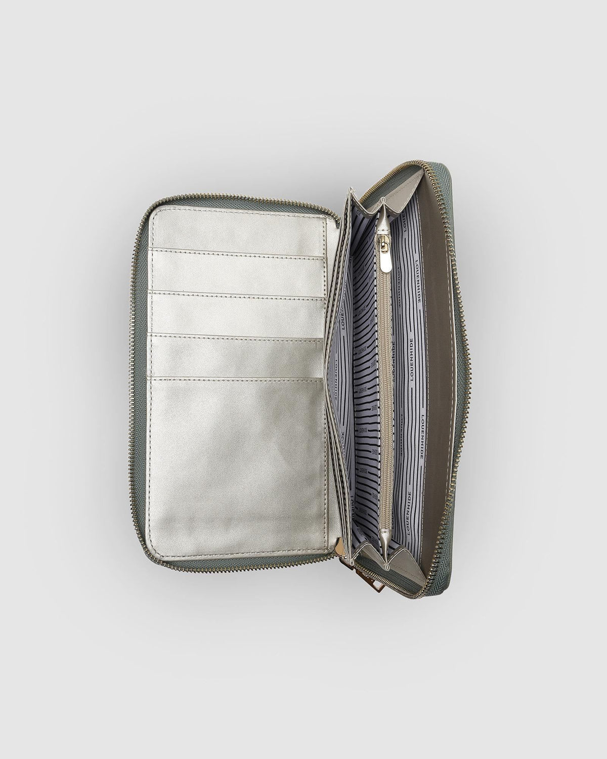 LOUENHIDE Arabella Travel Wallet - Sage Green WALLET - Zabecca Living