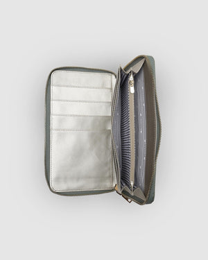 LOUENHIDE Arabella Travel Wallet - Sage Green WALLET - Zabecca Living