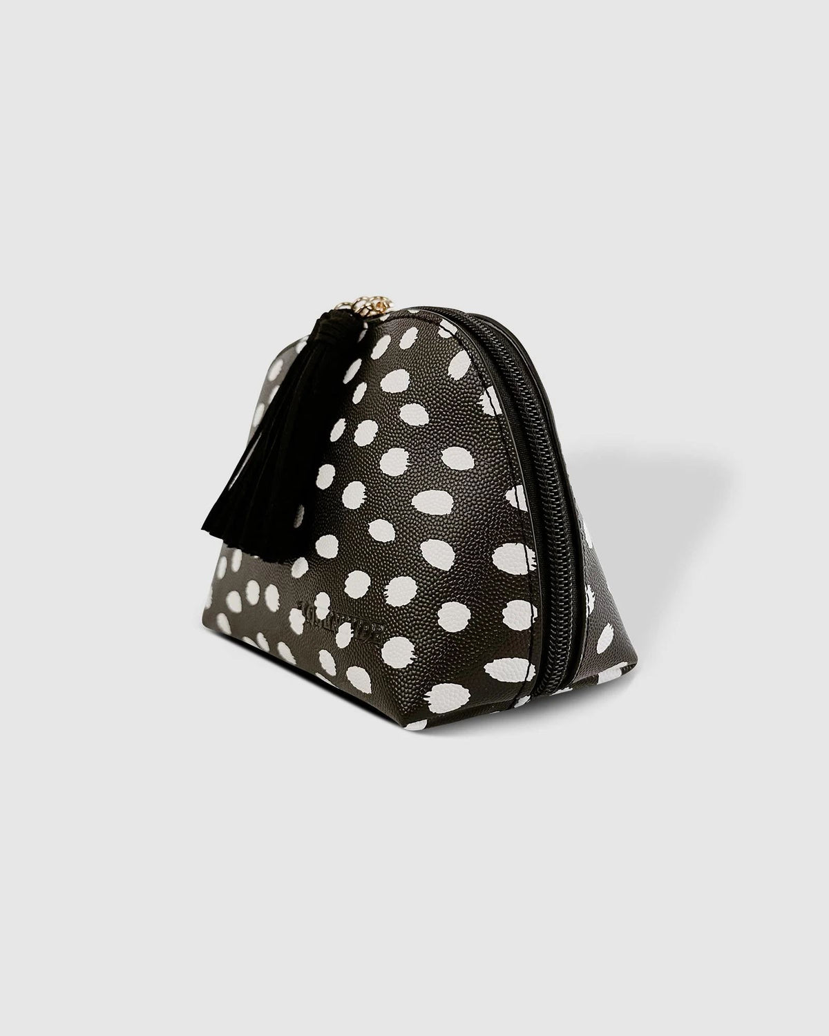 LOUENHIDE Baby Audrey Makeup Bag - Black & White Spot COSMETIC BAG - Zabecca Living