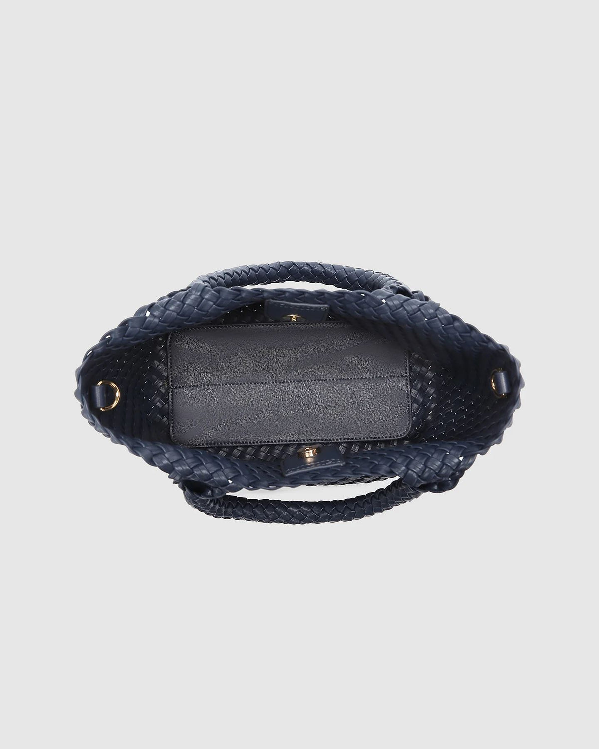 LOUENHIDE Baby Cruiser Woven Tote Bag - Navy HANDBAG - Zabecca Living