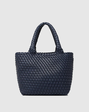 LOUENHIDE Baby Cruiser Woven Tote Bag - Navy HANDBAG - Zabecca Living