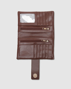 LOUENHIDE Bailey Wallet - Cocoa WALLET - Zabecca Living