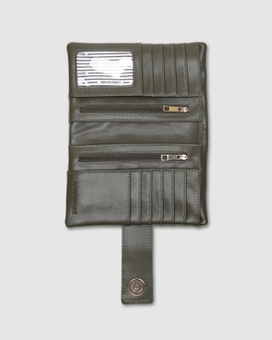 LOUENHIDE Bailey Wallet - Khaki WALLET - Zabecca Living