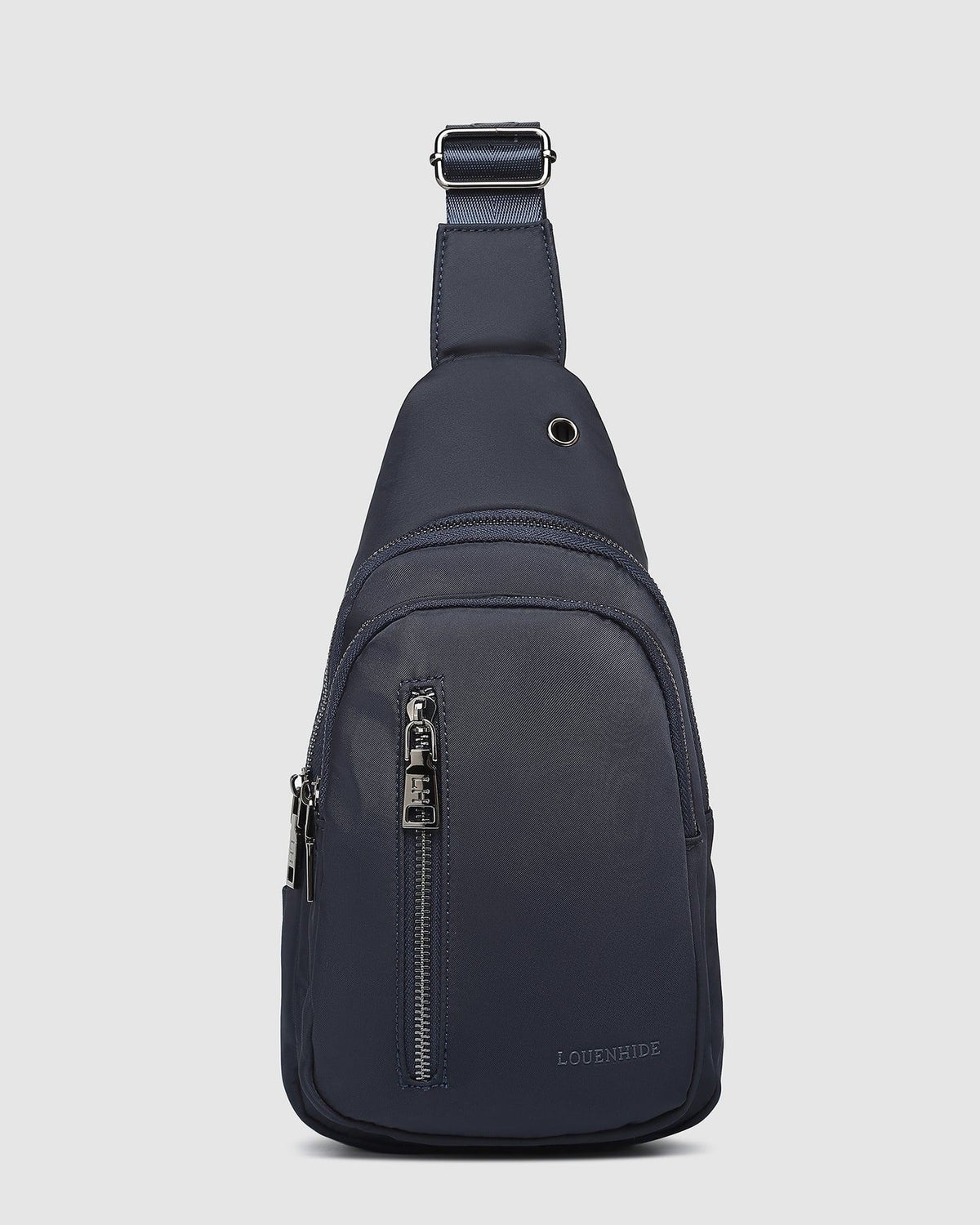 LOUENHIDE Boyd Nylon Sling Bag - Navy HANDBAG - Zabecca Living