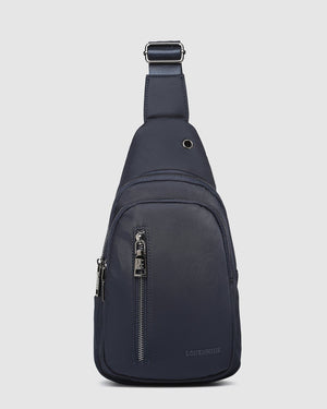 LOUENHIDE Boyd Nylon Sling Bag - Navy HANDBAG - Zabecca Living