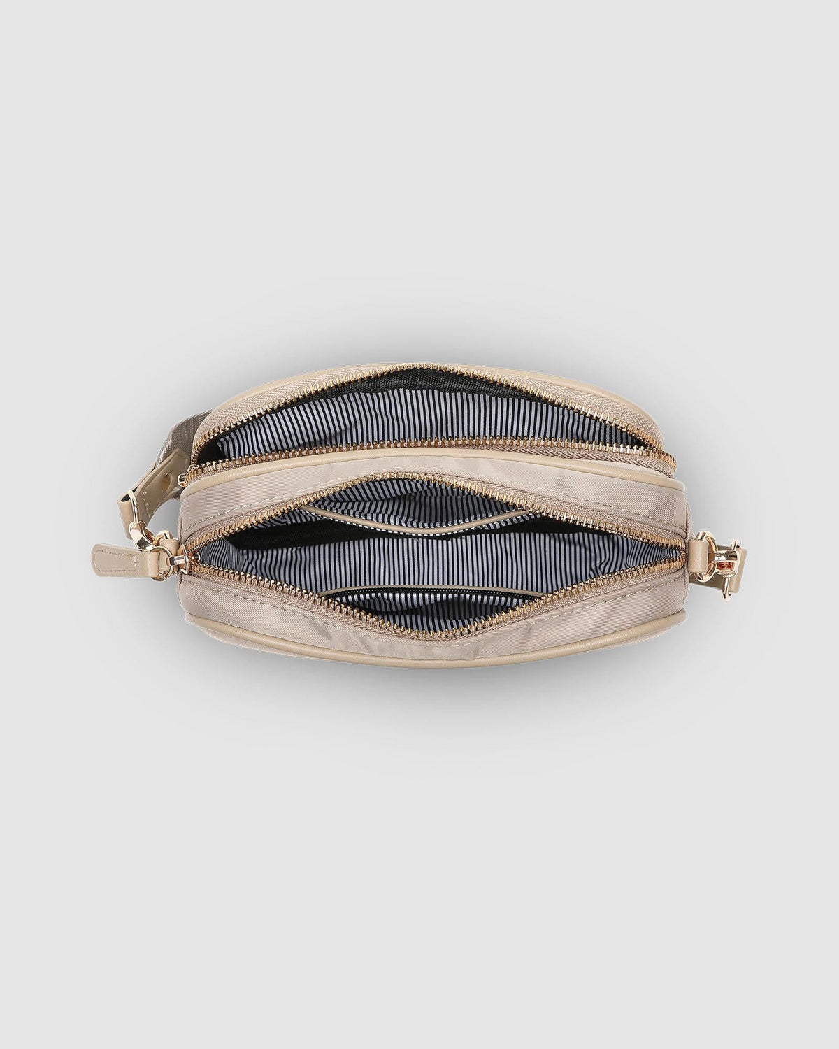 LOUENHIDE Cali Nylon Crossbody Bag - Beige HANDBAG - Zabecca Living