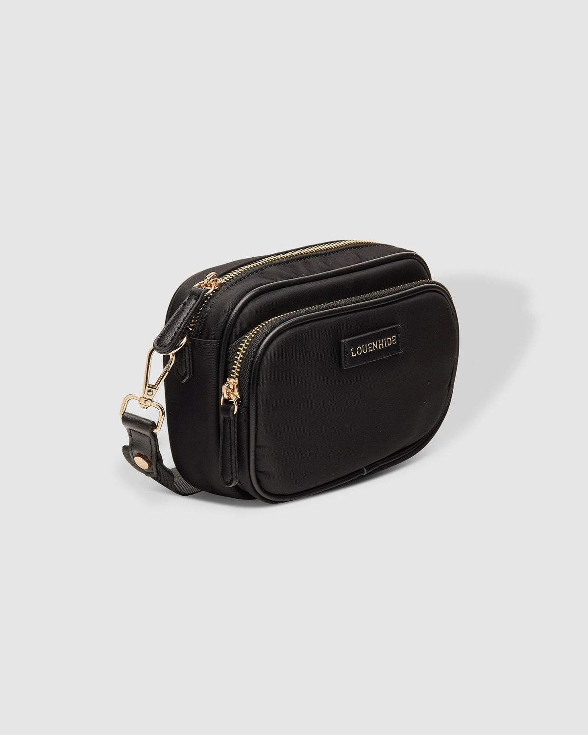 LOUENHIDE Cali Nylon Crossbody Bag - Black HANDBAG - Zabecca Living