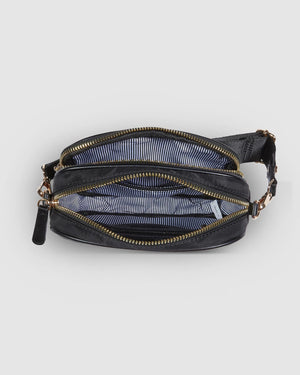 LOUENHIDE Cali Nylon Crossbody Bag - Black HANDBAG - Zabecca Living