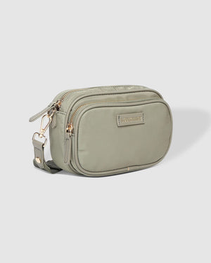 LOUENHIDE Cali Nylon Crossbody Bag - Khaki HANDBAG - Zabecca Living