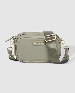 LOUENHIDE Cali Nylon Crossbody Bag - Khaki HANDBAG - Zabecca Living