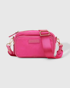 LOUENHIDE Cali Nylon Crossbody Bag - Pink HANDBAG - Zabecca Living