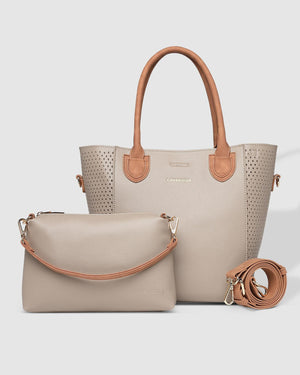 LOUENHIDE Dublin Tote - Chai HANDBAG - Zabecca Living