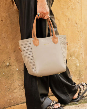 LOUENHIDE Dublin Tote - Chai HANDBAG - Zabecca Living