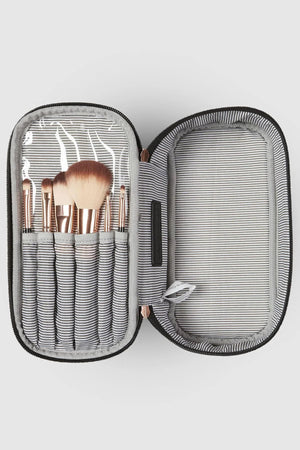 LOUENHIDE Georgie Fifi Cosmetic Case - Black Small COSMETIC BAG - Zabecca Living