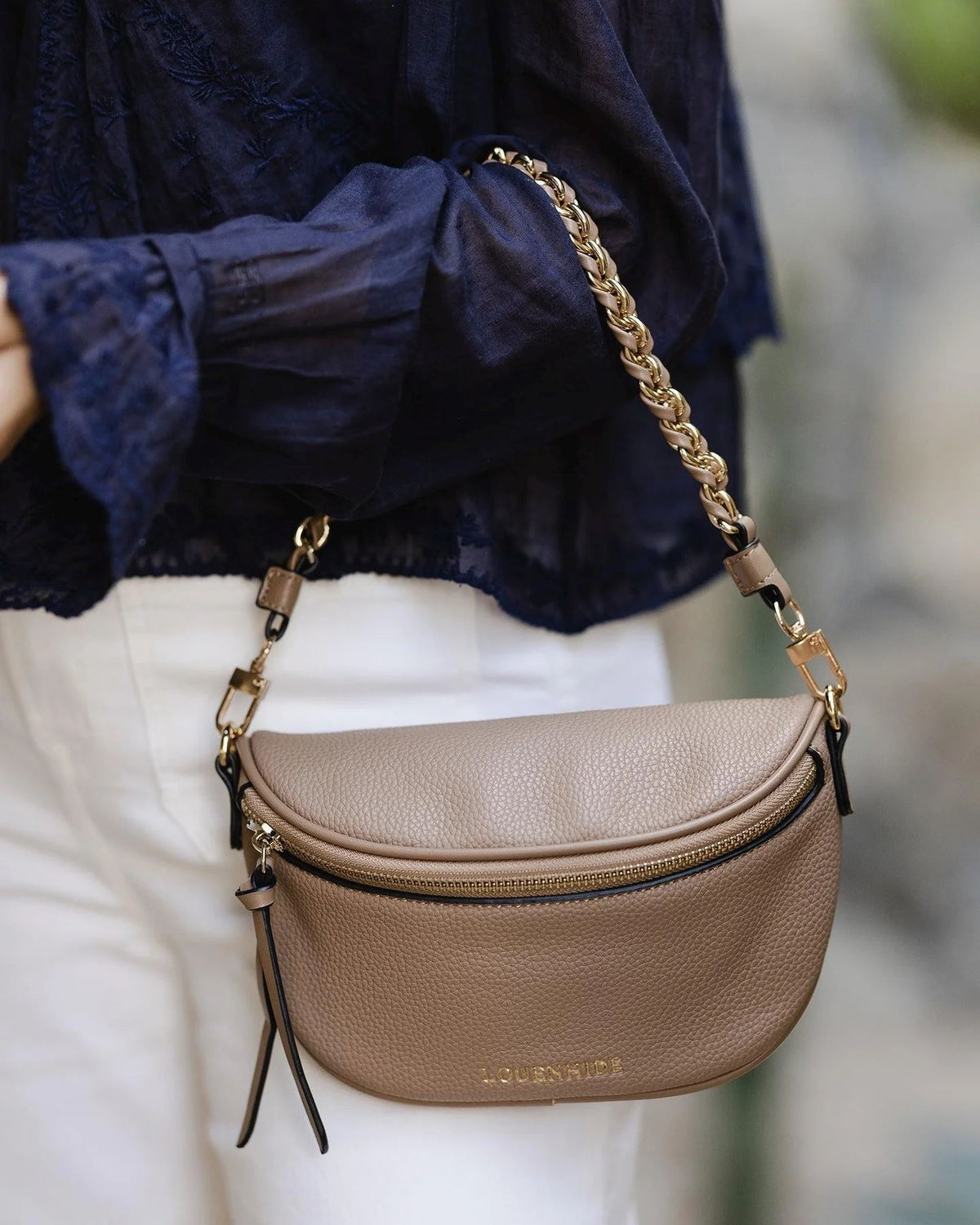 LOUENHIDE Halsey Sling Bag - Frappe HANDBAG - Zabecca Living