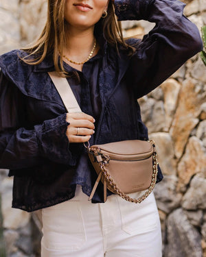 LOUENHIDE Halsey Sling Bag - Frappe HANDBAG - Zabecca Living