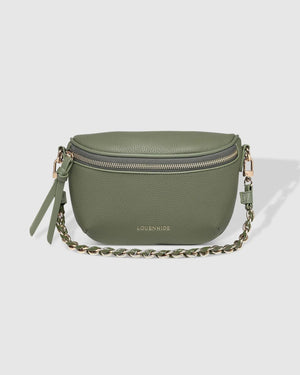LOUENHIDE Halsey Sling Bag - Khaki HANDBAG - Zabecca Living