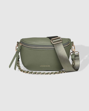 LOUENHIDE Halsey Sling Bag - Khaki HANDBAG - Zabecca Living