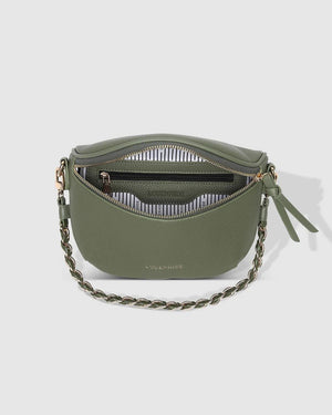 LOUENHIDE Halsey Sling Bag - Khaki HANDBAG - Zabecca Living