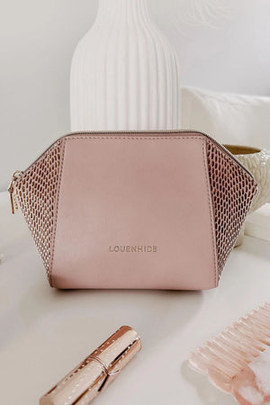LOUENHIDE Havarti Pouch - Pale Pink toiletry bag - Zabecca Living