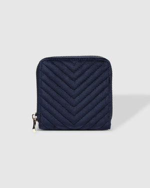 LOUENHIDE Juniper Jewellery Case - Velvet Navy Jewellery Box - Zabecca Living