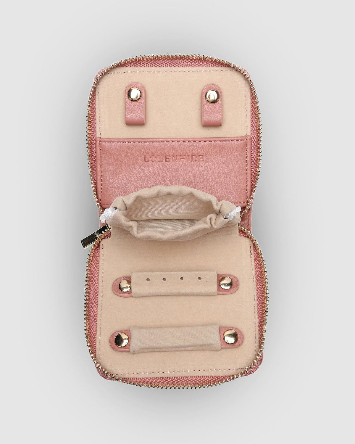LOUENHIDE Juniper Jewellery Case - Velvet Spice Jewellery Box - Zabecca Living