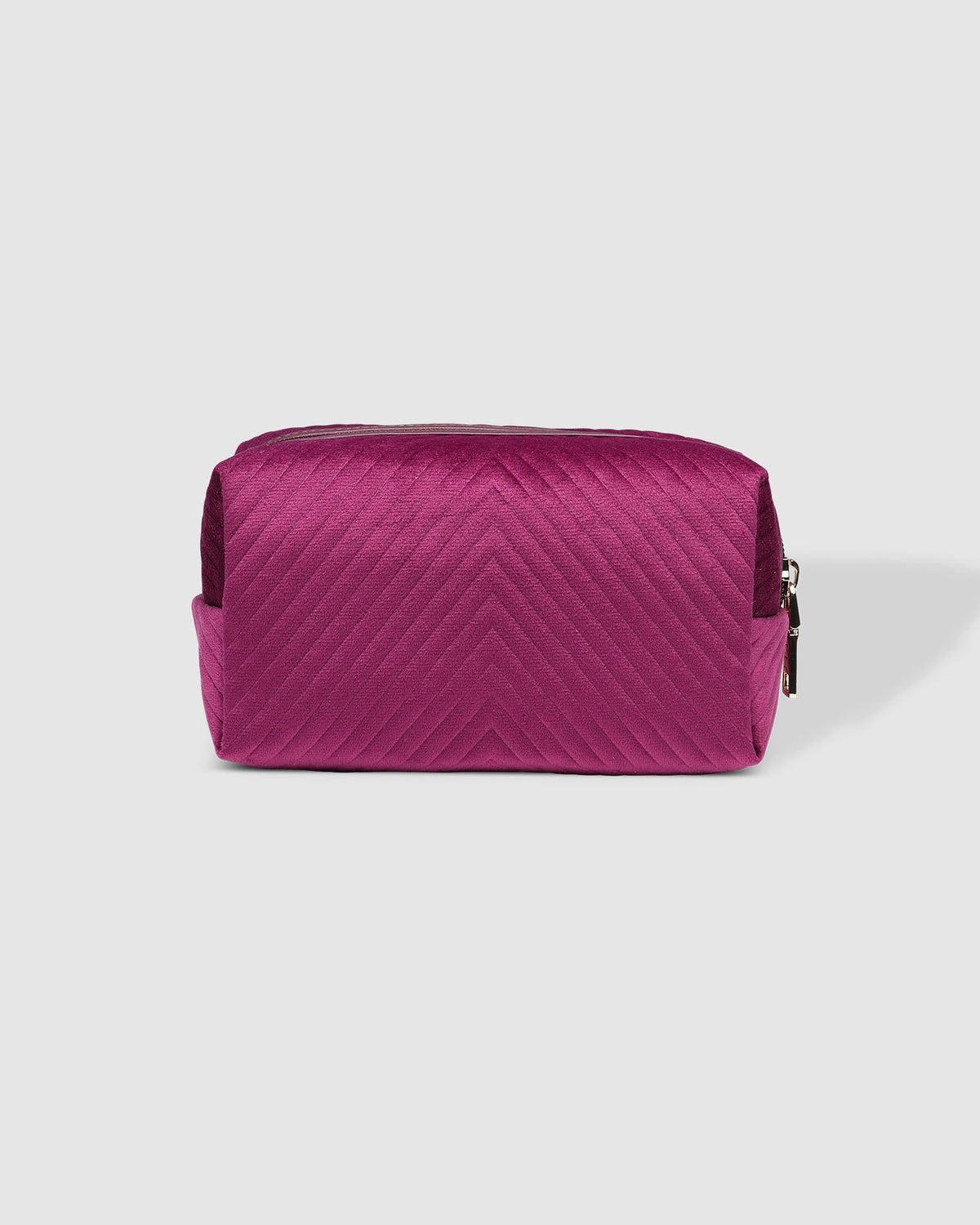 LOUENHIDE Mae Pouch - Velvet Shiraz toiletry bag - Zabecca Living