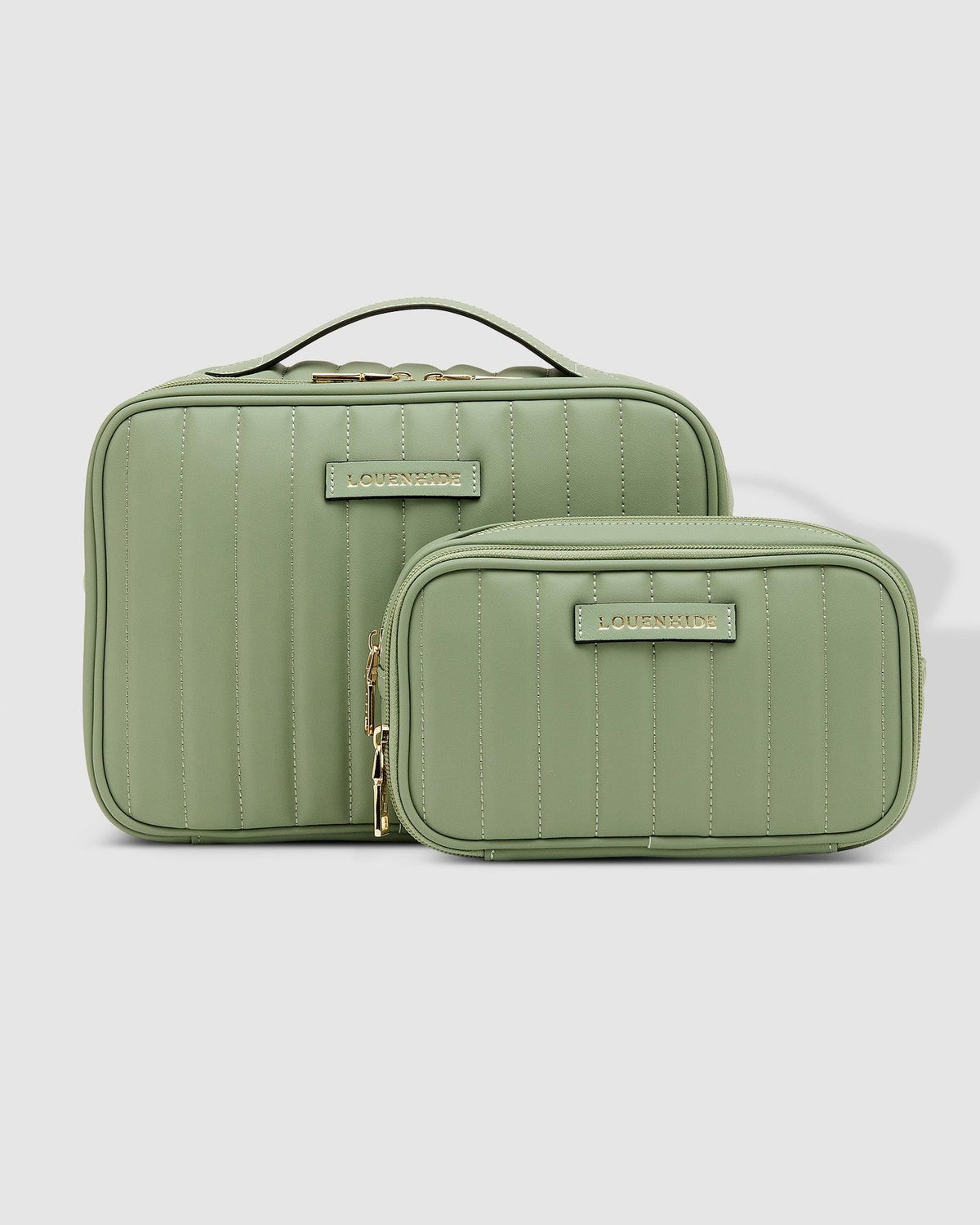 LOUENHIDE Maggie Rosie Cosmetic Bag Set - Sage Green COSMETIC BAG - Zabecca Living