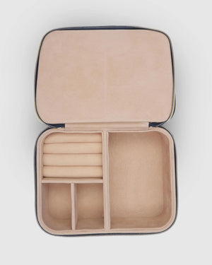 LOUENHIDE Melanie Jewellery Box - Navy Jewellery Box - Zabecca Living