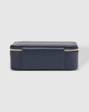 LOUENHIDE Melanie Jewellery Box - Navy Jewellery Box - Zabecca Living