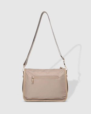 LOUENHIDE Milan Nylon Crossbody Bag - Beige HANDBAG - Zabecca Living