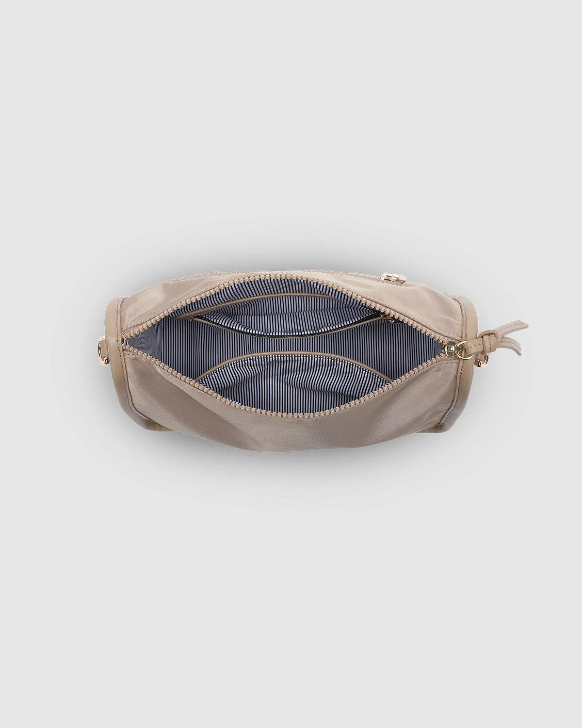 LOUENHIDE Milan Nylon Crossbody Bag - Beige HANDBAG - Zabecca Living
