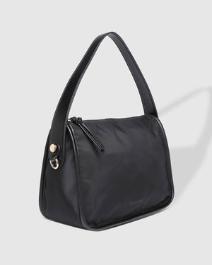 LOUENHIDE Milan Nylon Crossbody Bag - Black HANDBAG - Zabecca Living