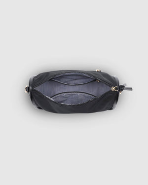 LOUENHIDE Milan Nylon Crossbody Bag - Black HANDBAG - Zabecca Living