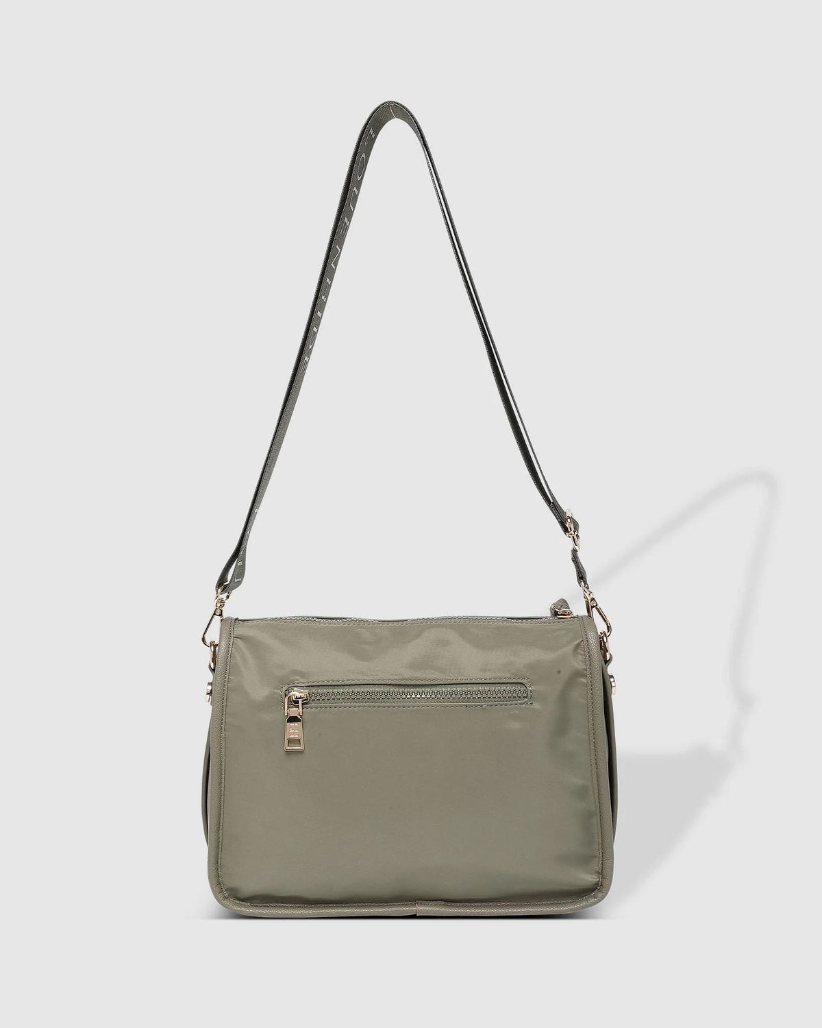 LOUENHIDE Milan Nylon Crossbody Bag - Khaki HANDBAG - Zabecca Living