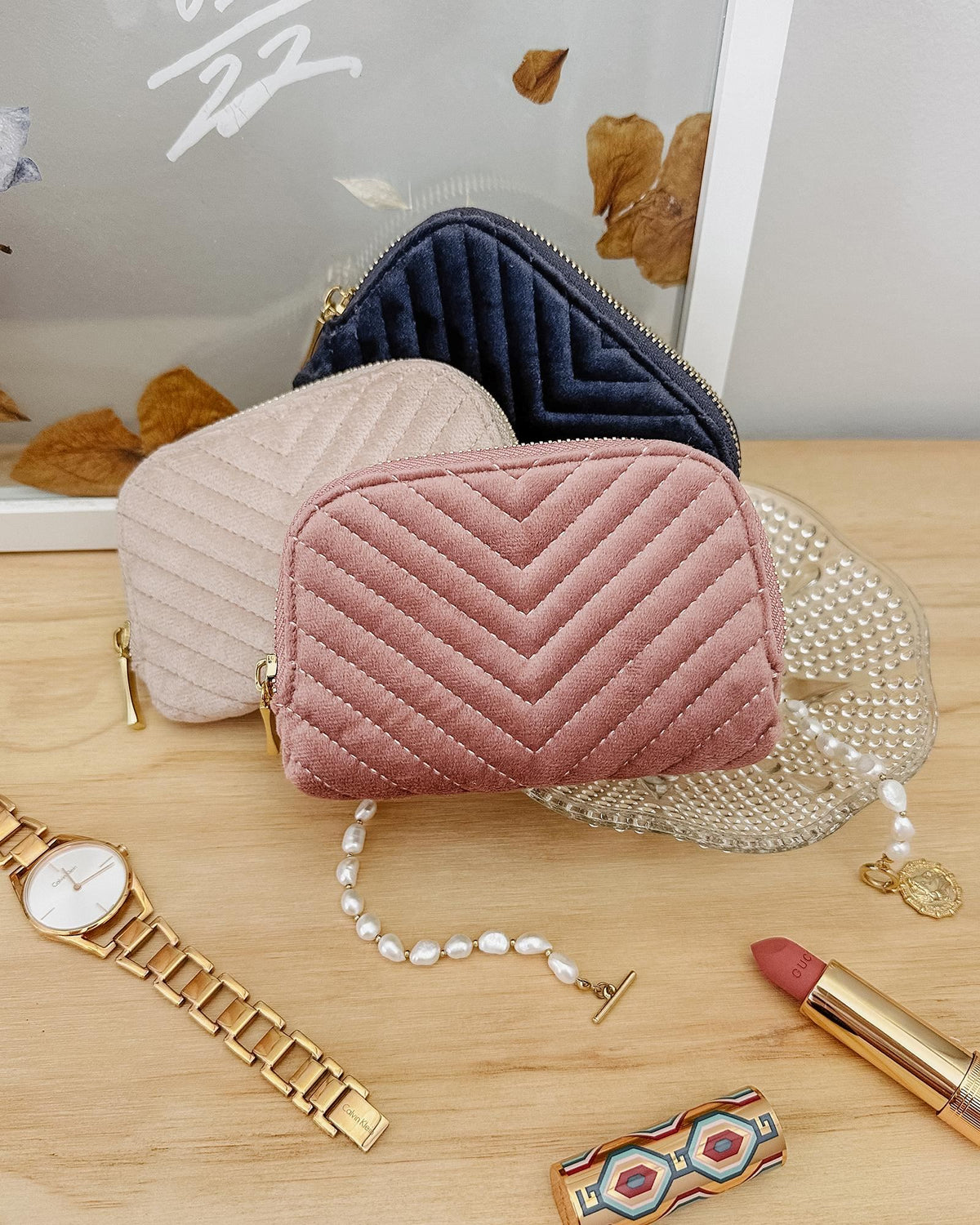 LOUENHIDE Nina Quilted Purse - Velvet Malt Purse - Zabecca Living