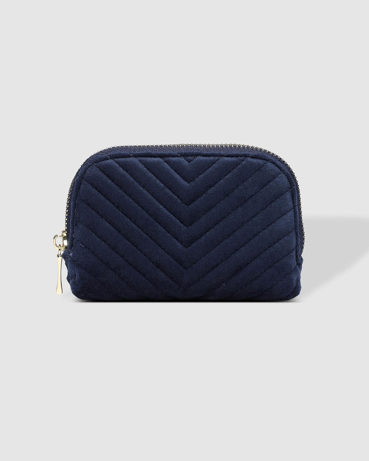 LOUENHIDE Nina Quilted Purse - Velvet Navy Purse - Zabecca Living