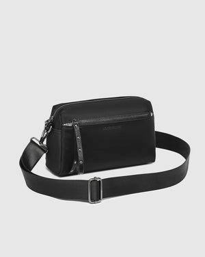 LOUENHIDE Rowie Nylon Crossbody Bag - Black HANDBAG - Zabecca Living