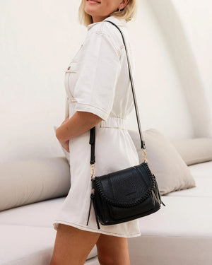 LOUENHIDE Shania Crossbody Bag - Black HANDBAG - Zabecca Living