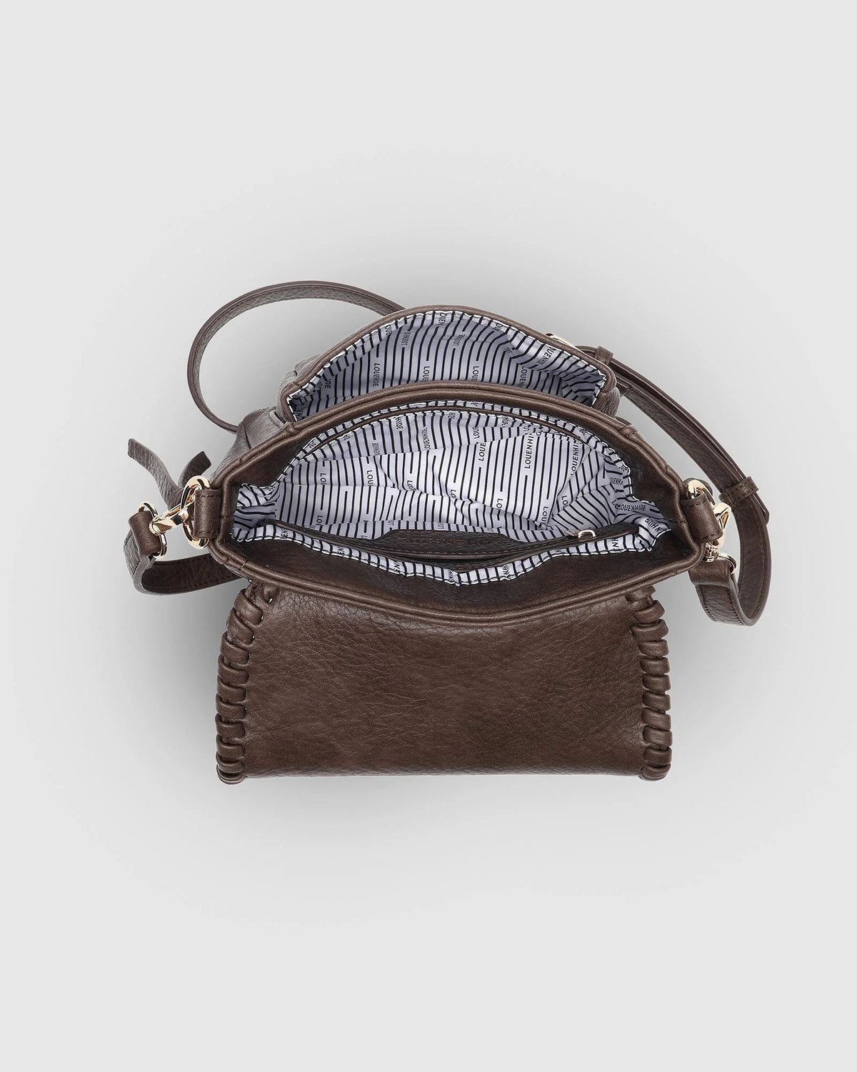 LOUENHIDE Shania Crossbody Bag - Chocolate HANDBAG - Zabecca Living