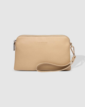 LOUNENHIDE Poppy Clutch - Biscuit HANDBAG - Zabecca Living