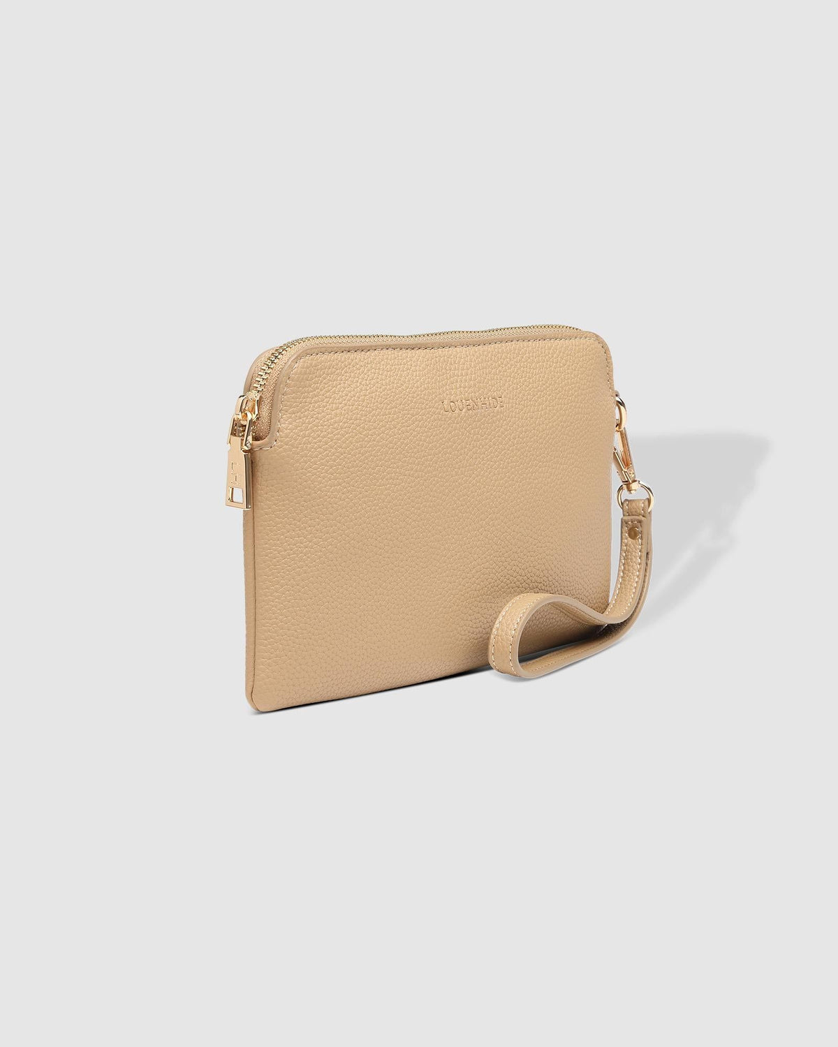 LOUNENHIDE Poppy Clutch - Biscuit HANDBAG - Zabecca Living