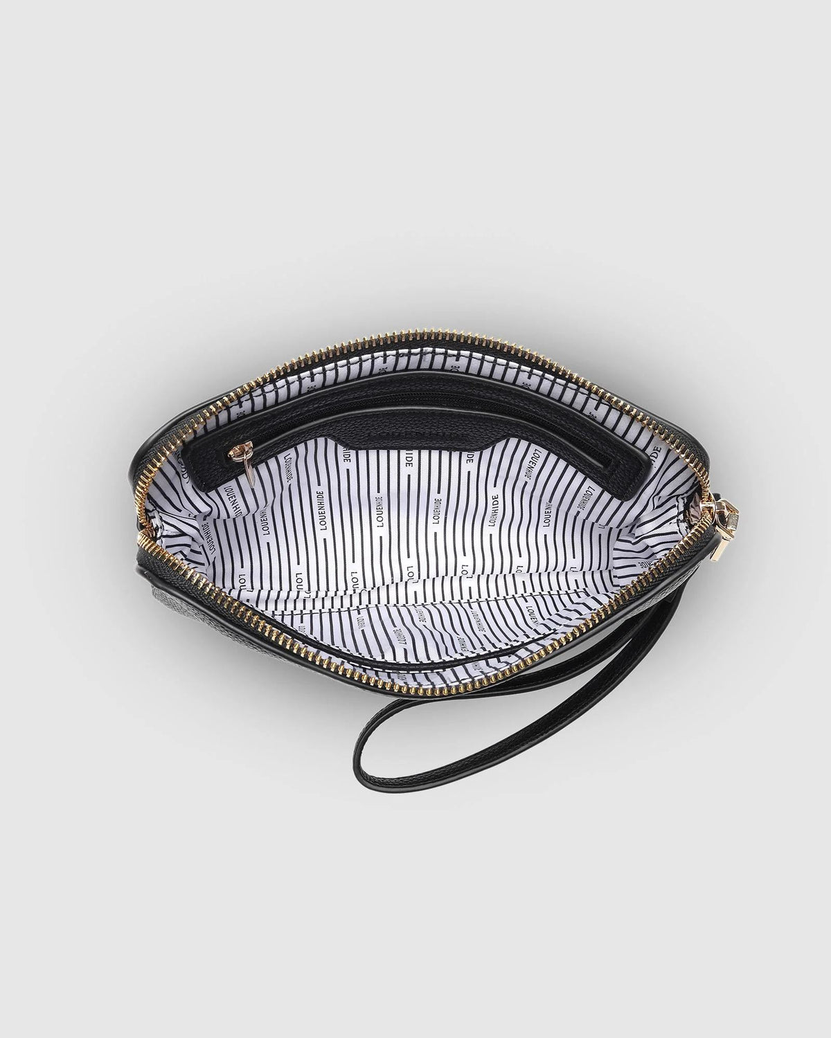 LOUNENHIDE Poppy Clutch - Black HANDBAG - Zabecca Living