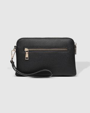 LOUNENHIDE Poppy Clutch - Black HANDBAG - Zabecca Living