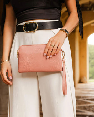 LOUNENHIDE Poppy Clutch - Spice HANDBAG - Zabecca Living